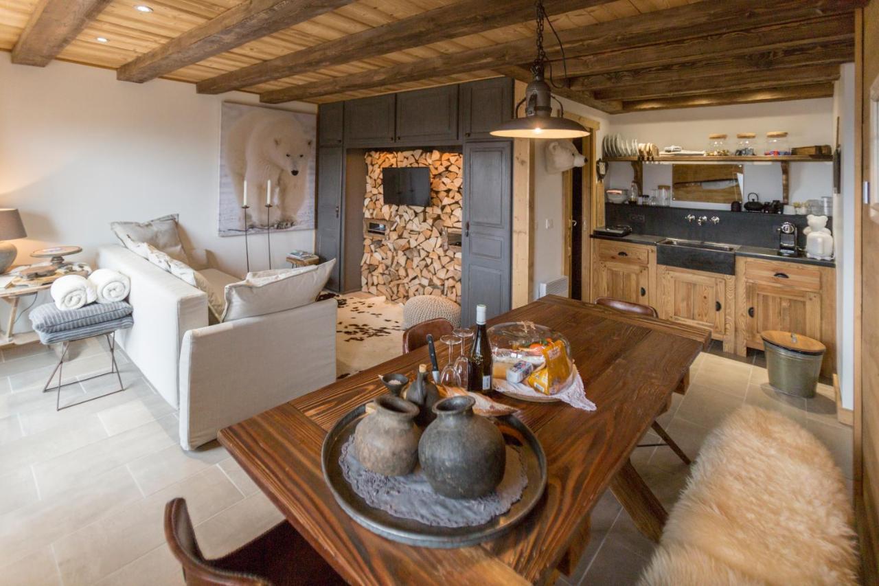 L'Ours Blanc Lodge Le Biot Buitenkant foto