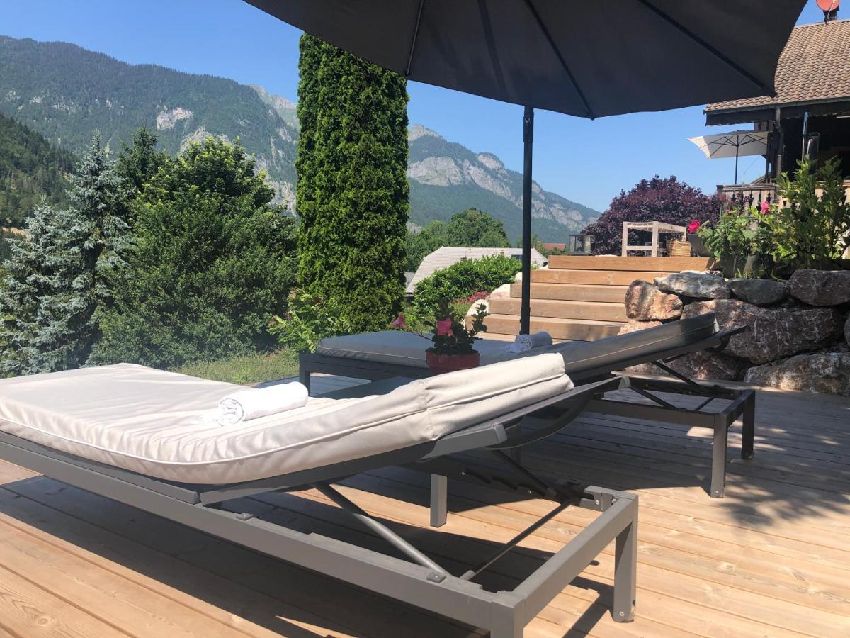 L'Ours Blanc Lodge Le Biot Buitenkant foto