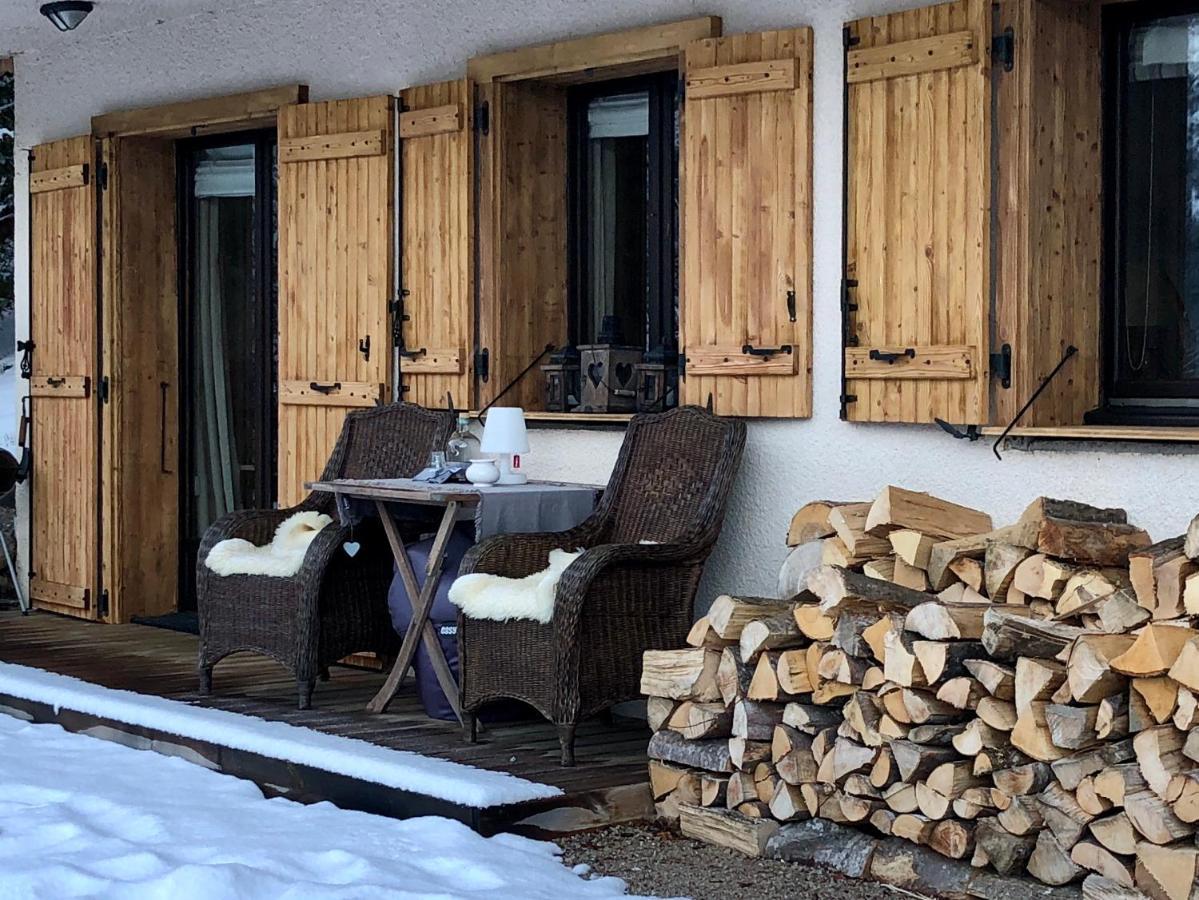 L'Ours Blanc Lodge Le Biot Buitenkant foto