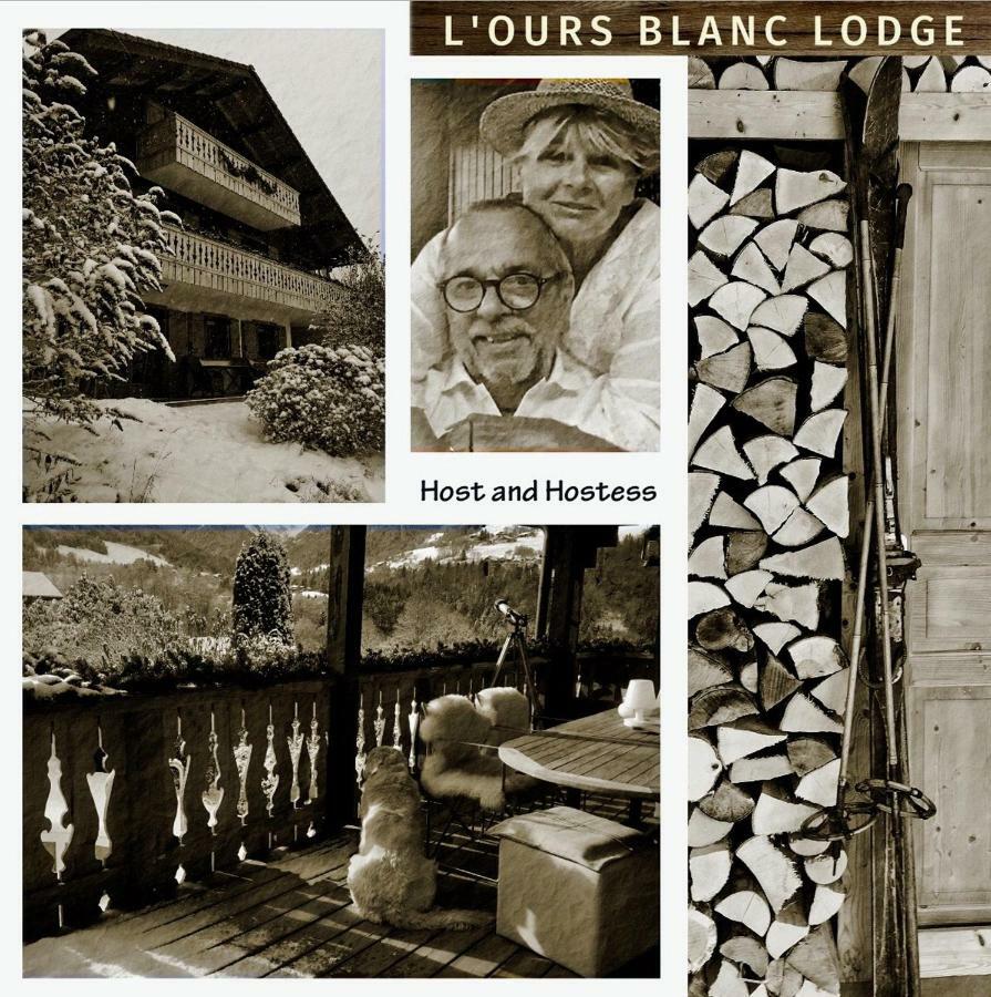 L'Ours Blanc Lodge Le Biot Buitenkant foto